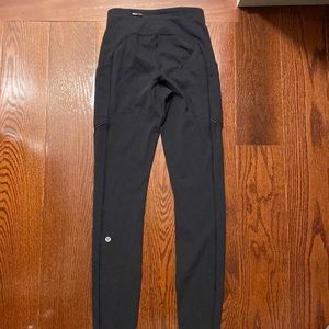 Lululemon- leggings, black, size 4